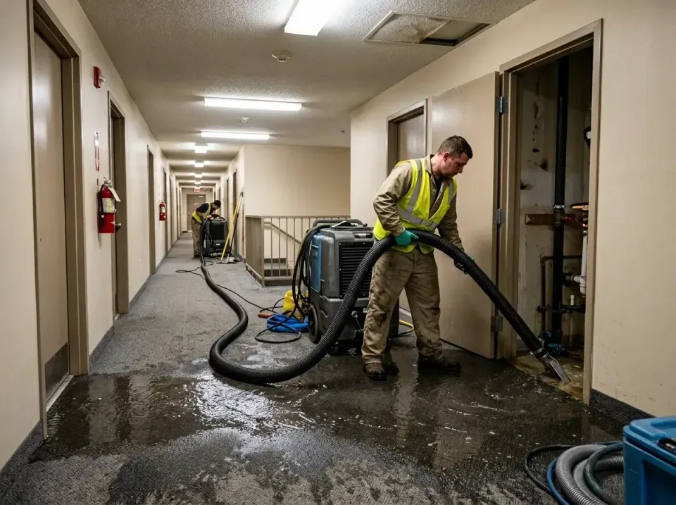 multi-unit-apartment-hallway-f-005 — frequently asked questions, Emergency Burst Pipe Water Extraction & Removal in Anchorag…